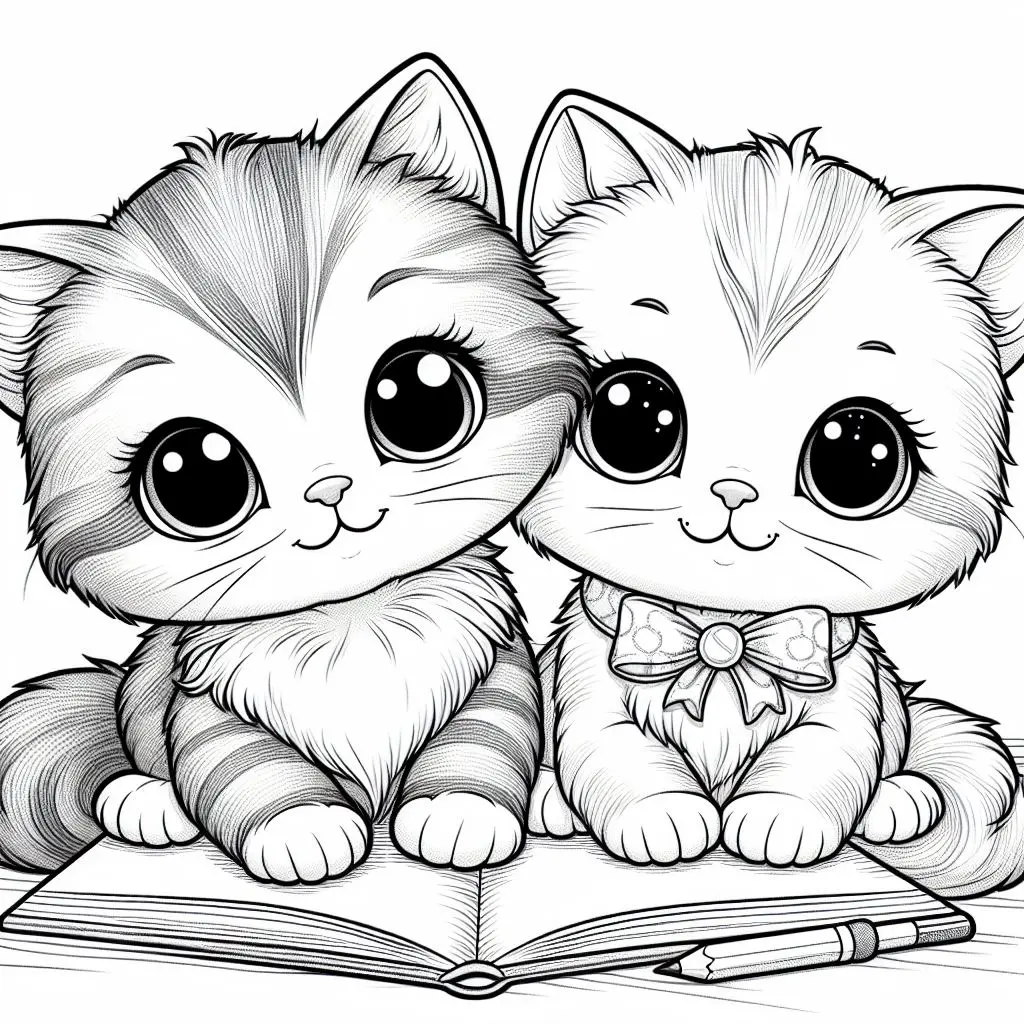  Ausmalbilder Babykatze Bildidee 
