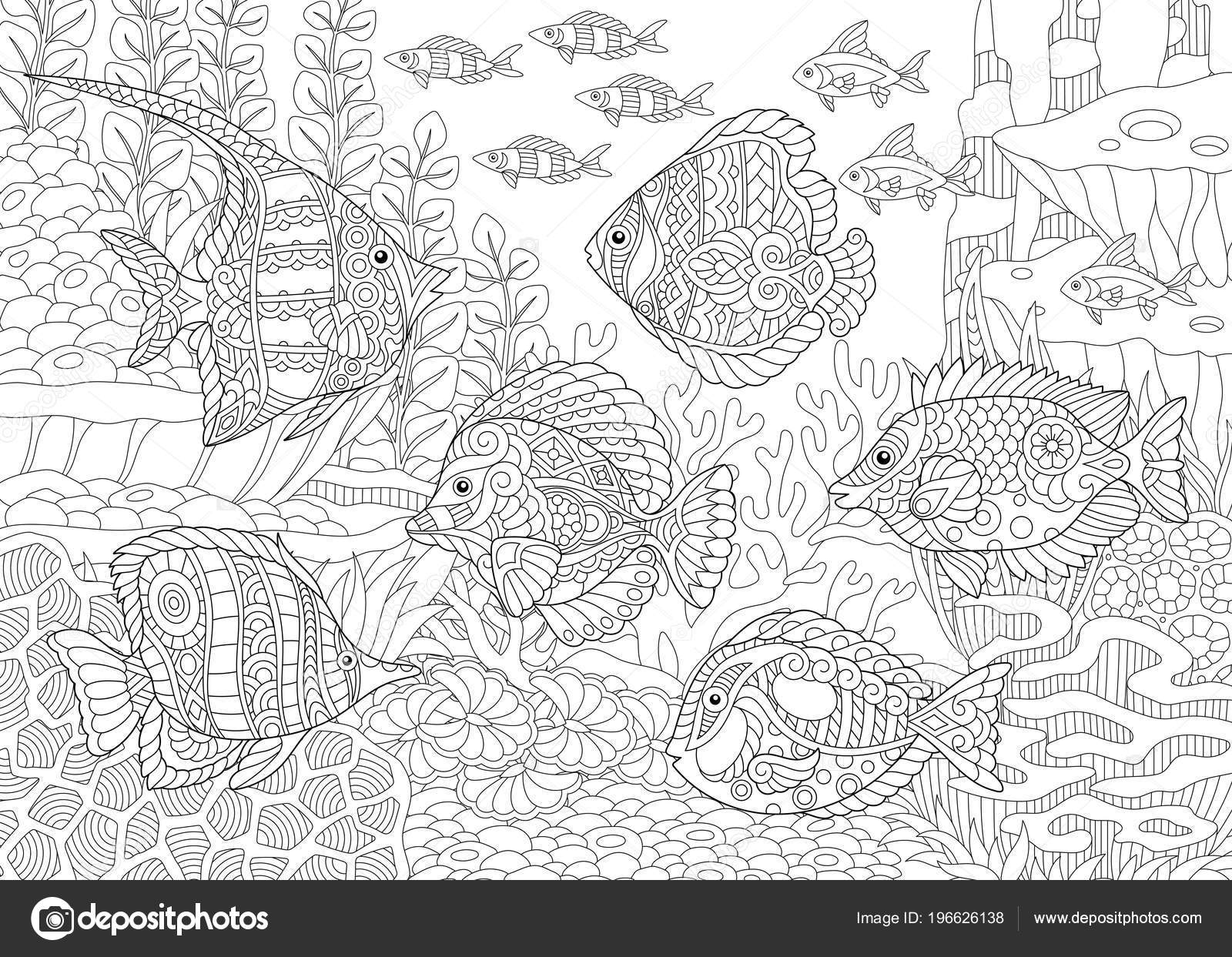  Malvorlagen Unterwasserwelt Illustration 