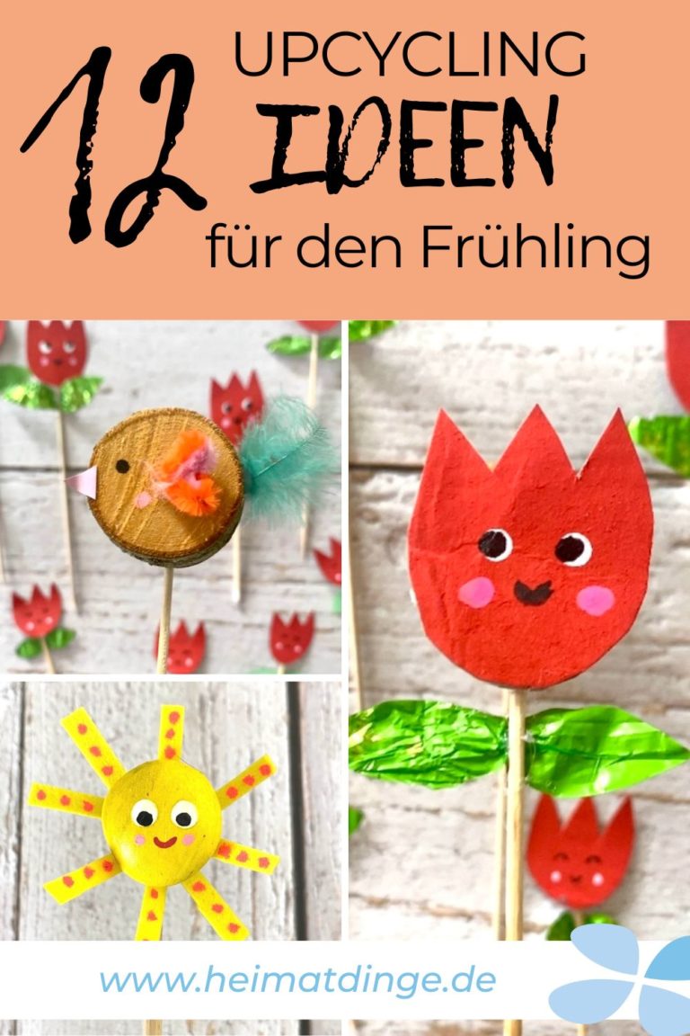  Frühling: 12 Ideen für das Basteln im Kindergarten Illustration 