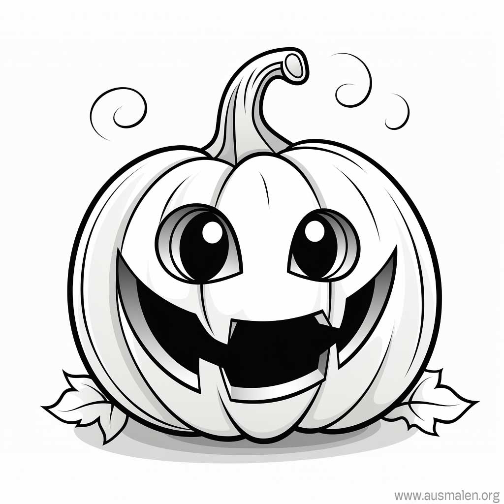  Ausmalbilder Halloween zum Ausdrucken - Kostenlose Malvorlagen Motiv 