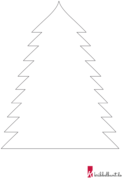  Foto zu Tannenbaum Vorlage Zum Ausdrucken A4 