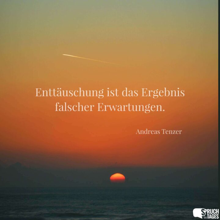 enttäuschung sprüche