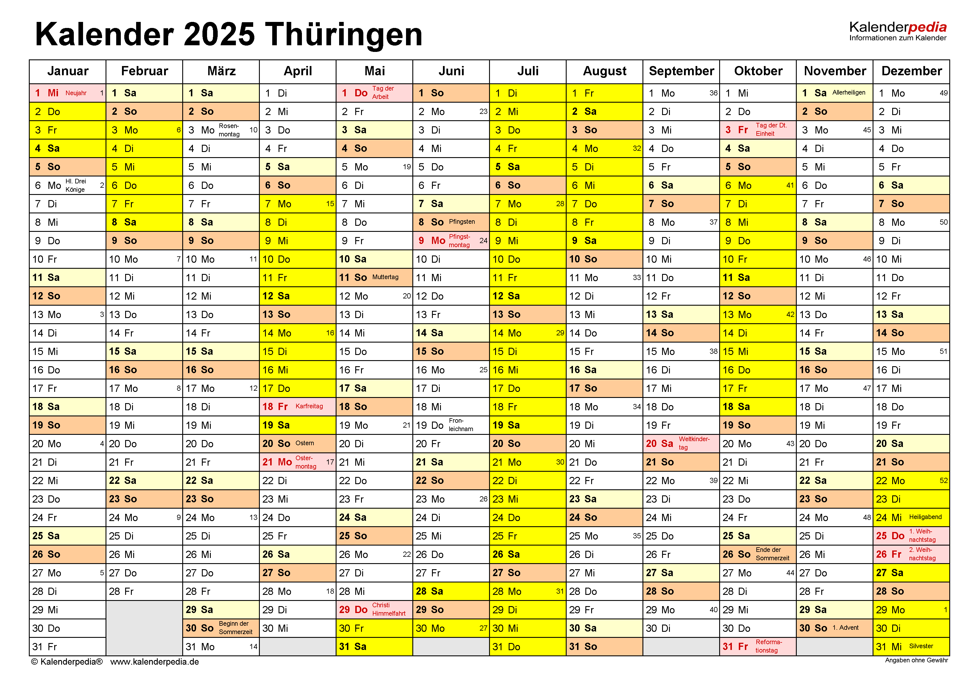  Calendrier Eurostat 2025 Motiv 