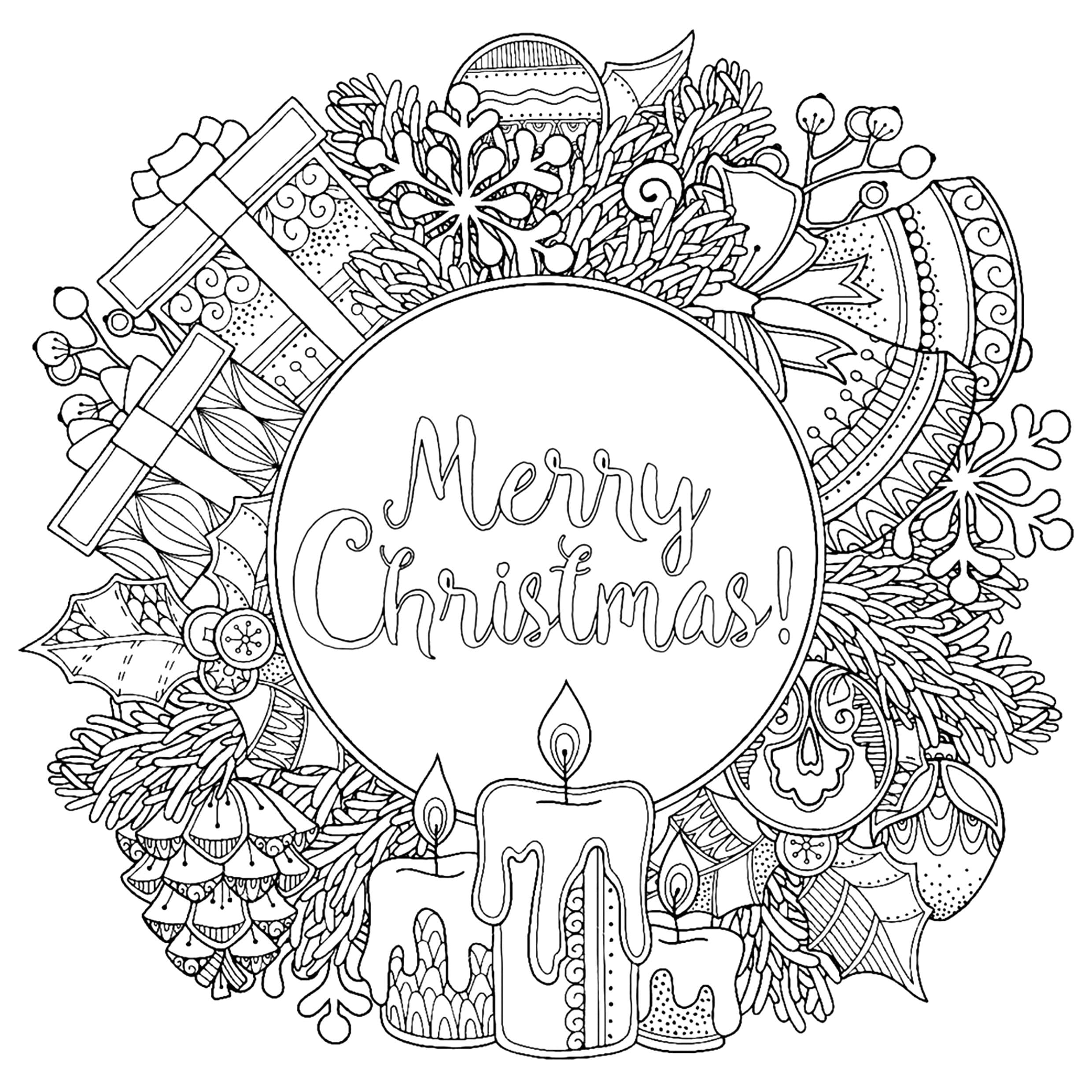  Weihnachten Ausmalbilder Zum Ausdrucken Illustration 