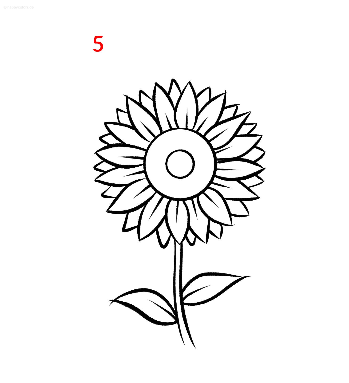 Sonnenblume Vorlage Pdf Ausmalbilder Sonnenblumen Illustration 