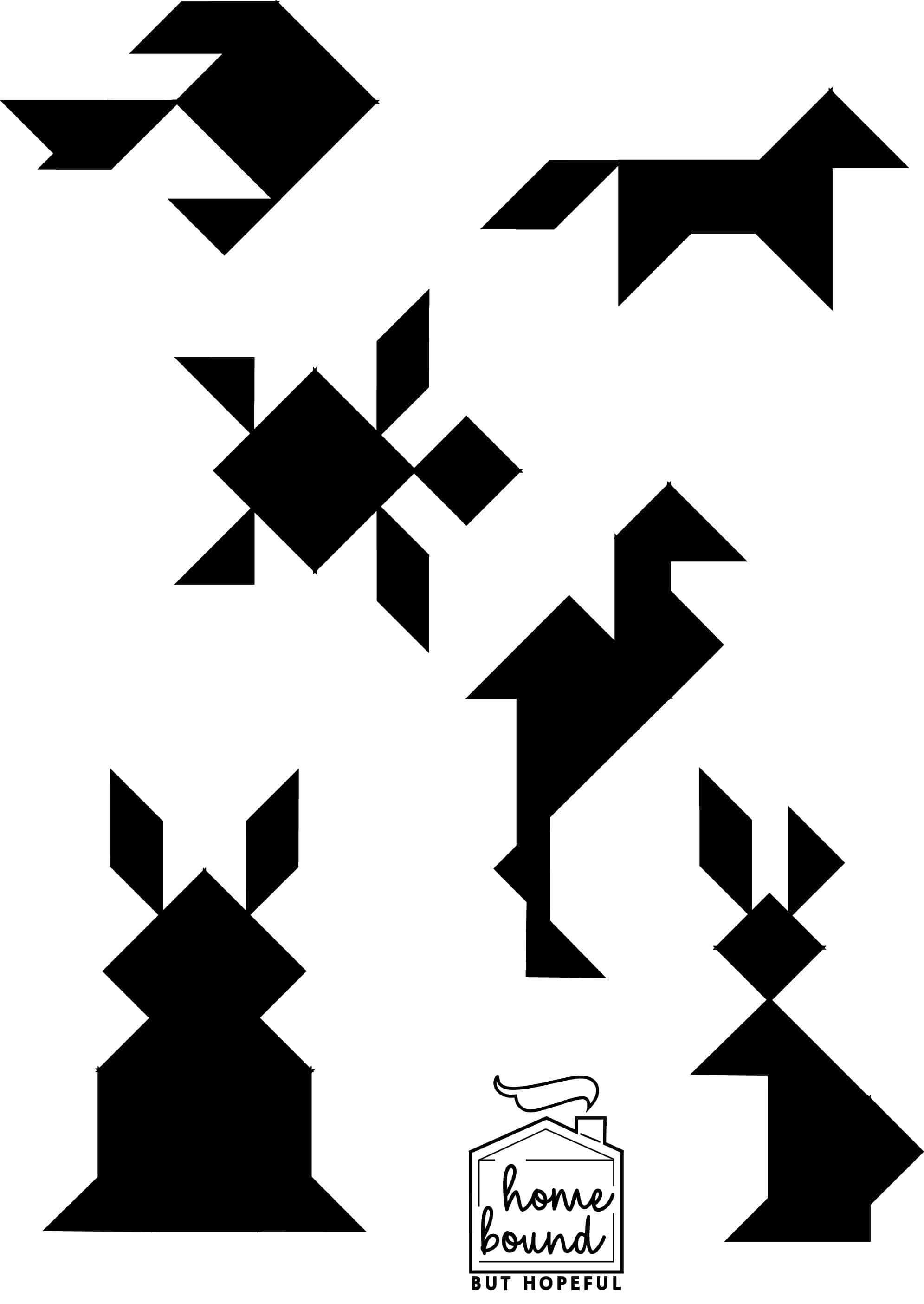  Printable Tangram Puzzles Bildidee 