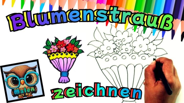 blumenstrauß vorlage