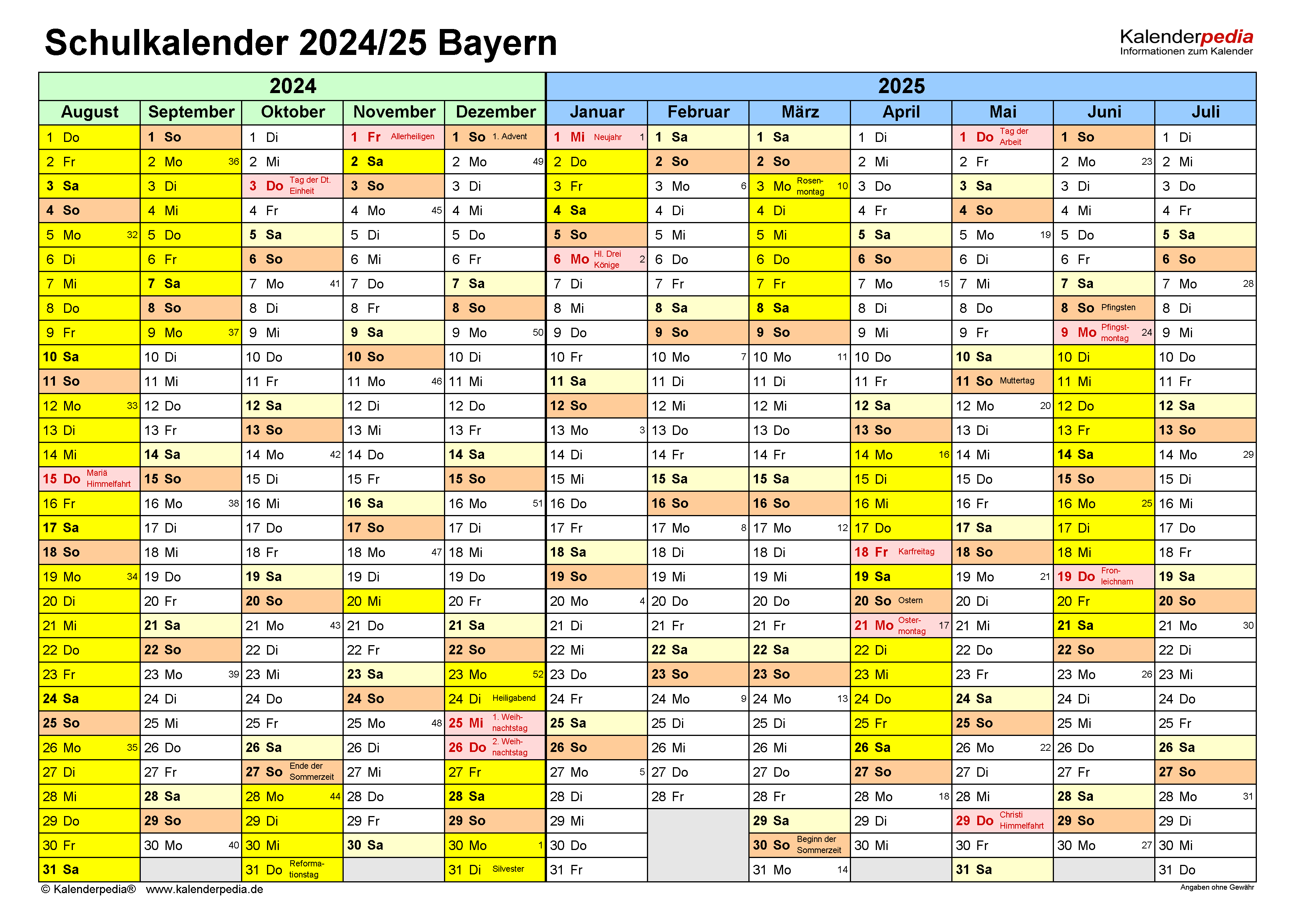  Ferien 2025 Bayern Kalender - Liechtenstein Feiertage 2025 – Kalender Illustration 