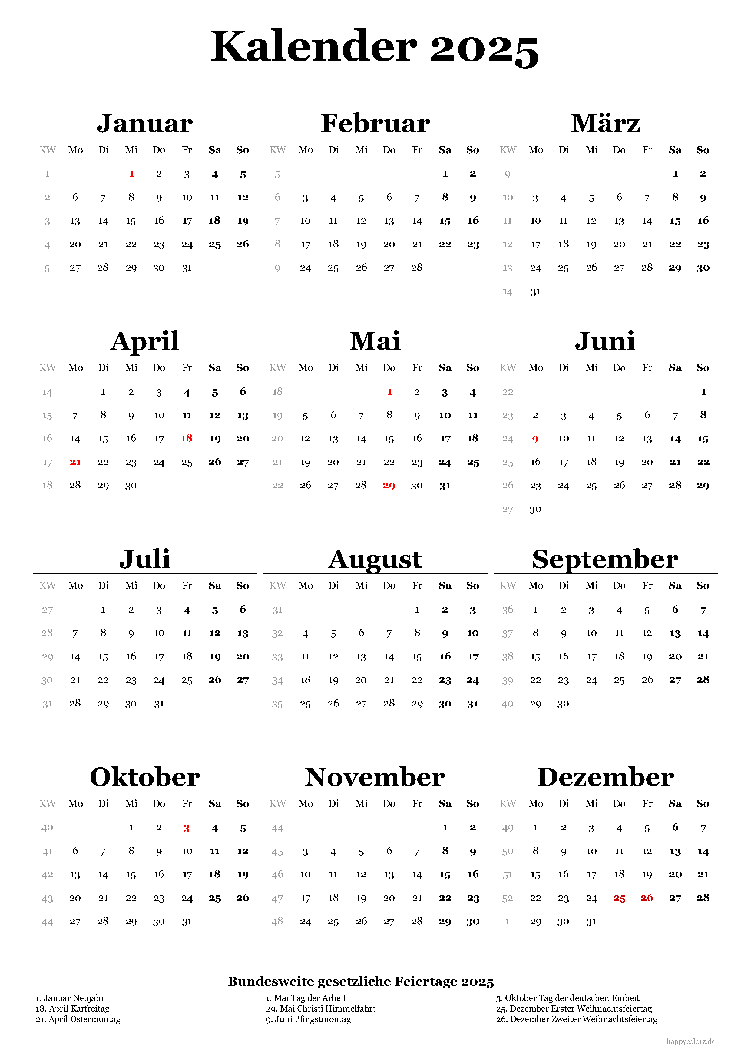  Kalender 2025 Zum Ausdrucken Pdf Kostenlos - Highlights der Mainzer Bildidee 