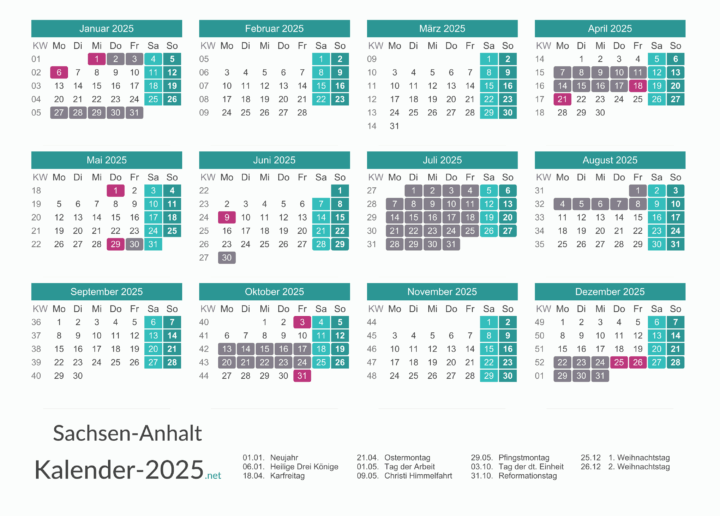 sachsen anhalt ferien 2025