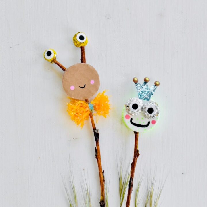 basteln im kindergarten frühling